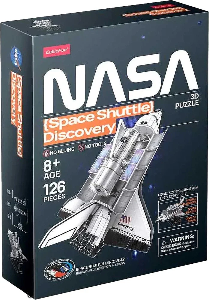 CUBIC FUN CUBICFUN 3D dėlionė „NASA erdvėlaivis Discovery“