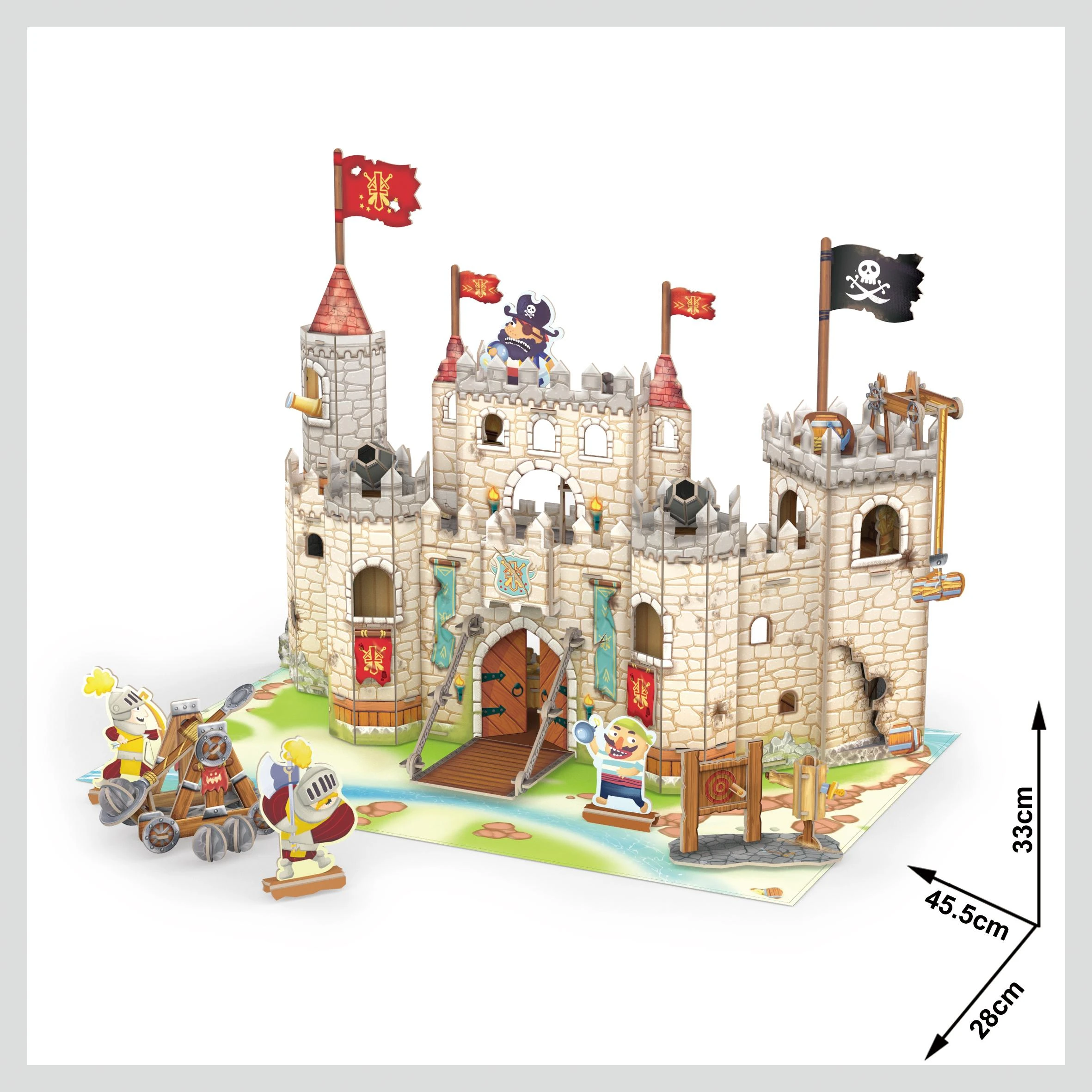CUBICFUN 3D dėlionė „Piratų pilis“