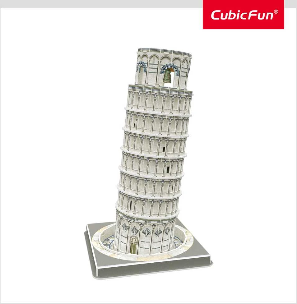 CubicFun 3D dėlionė Pasviręs Pizos bokštas