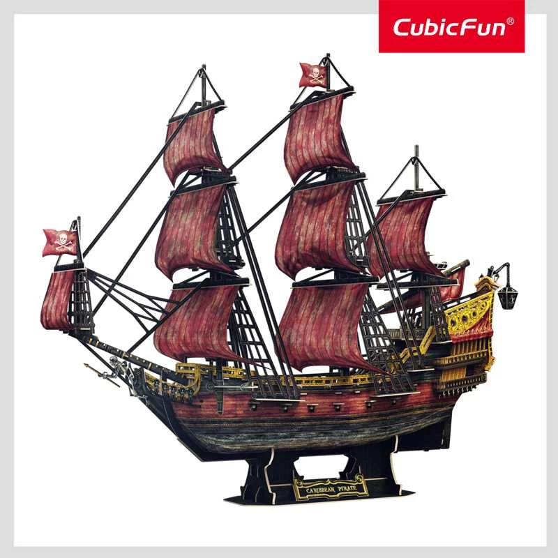 CUBIC FUN CUBICFUN 3D dėlionė „Queen Anne’s Revenge“, jubiliejinis leidimas