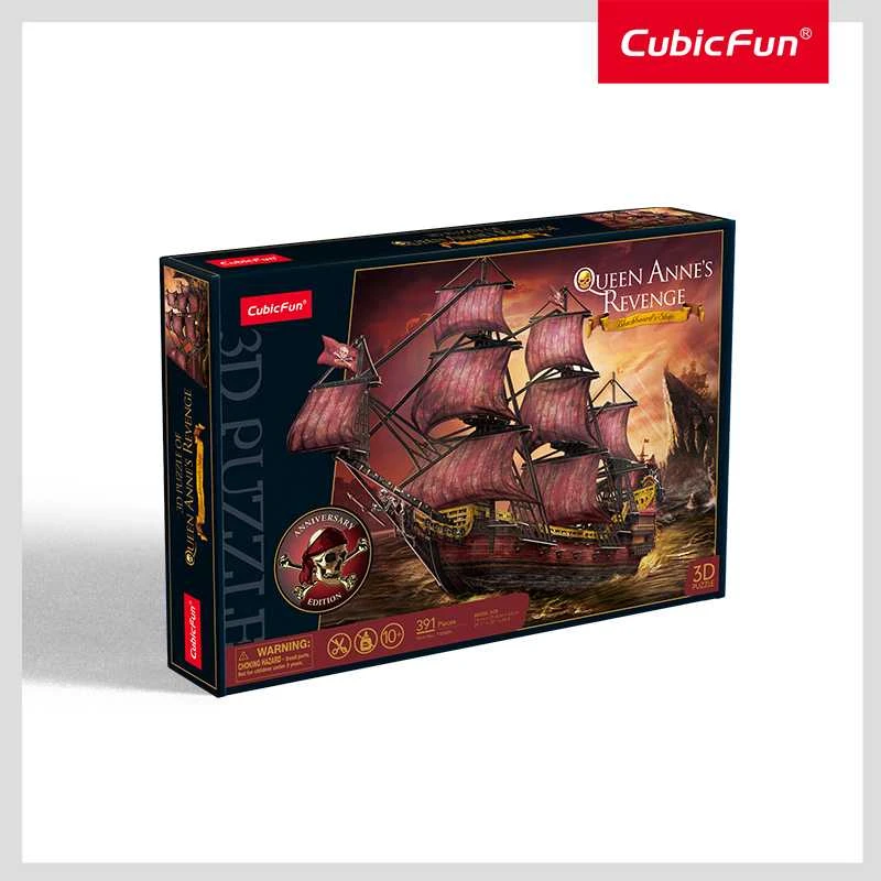 CUBIC FUN CUBICFUN 3D dėlionė „Queen Anne’s Revenge“, jubiliejinis leidimas