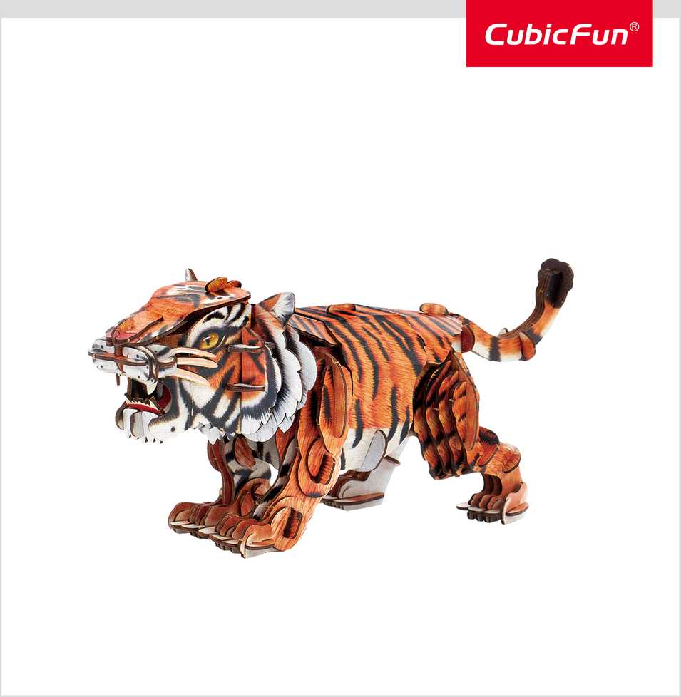 CUBIC FUN CUBICFUN NG 3D dėlionė „Amūrinis tigras“
