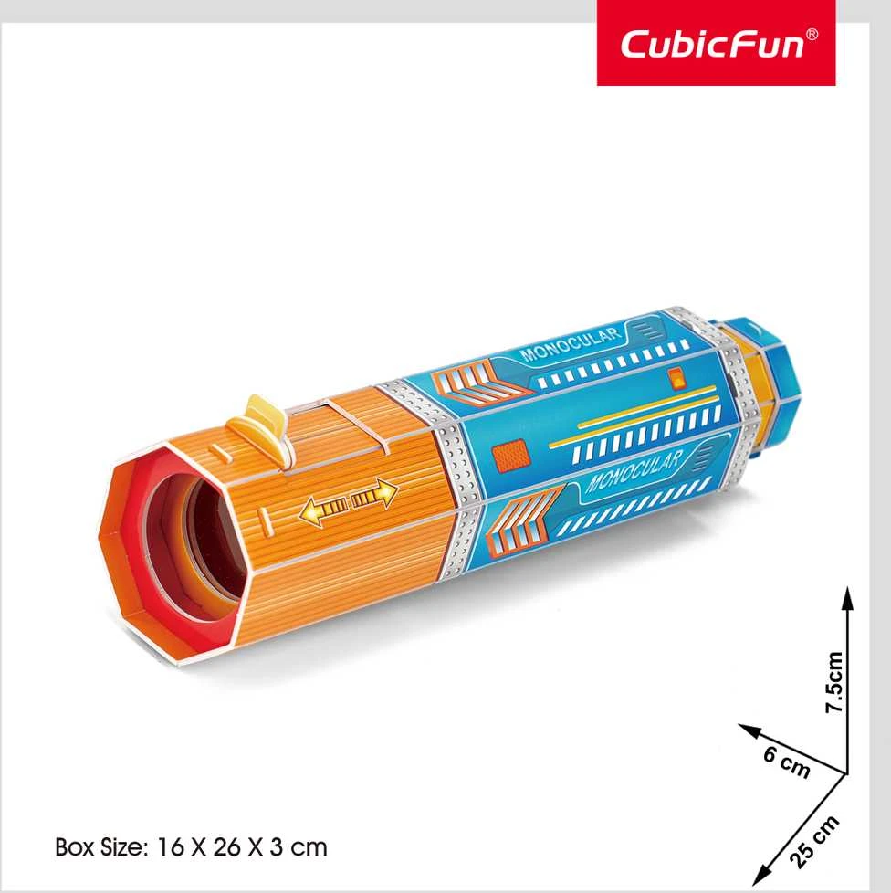 Dėlionė CubicFun CUBIC FUN National Geographic 3D palapinė „Monoklis“