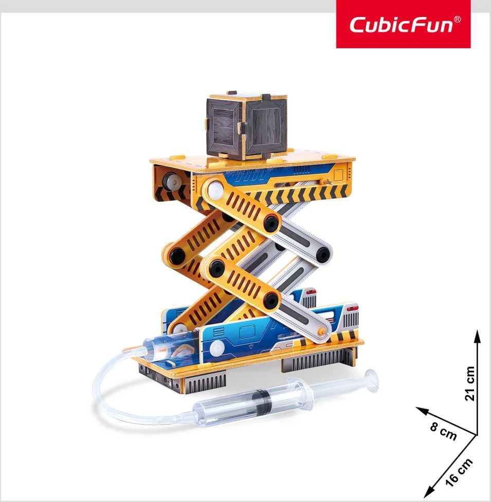 Dėlionė CubicFun CUBIC FUN National Geographic 3D-palapeli "Hidraulinis Keltuvas"