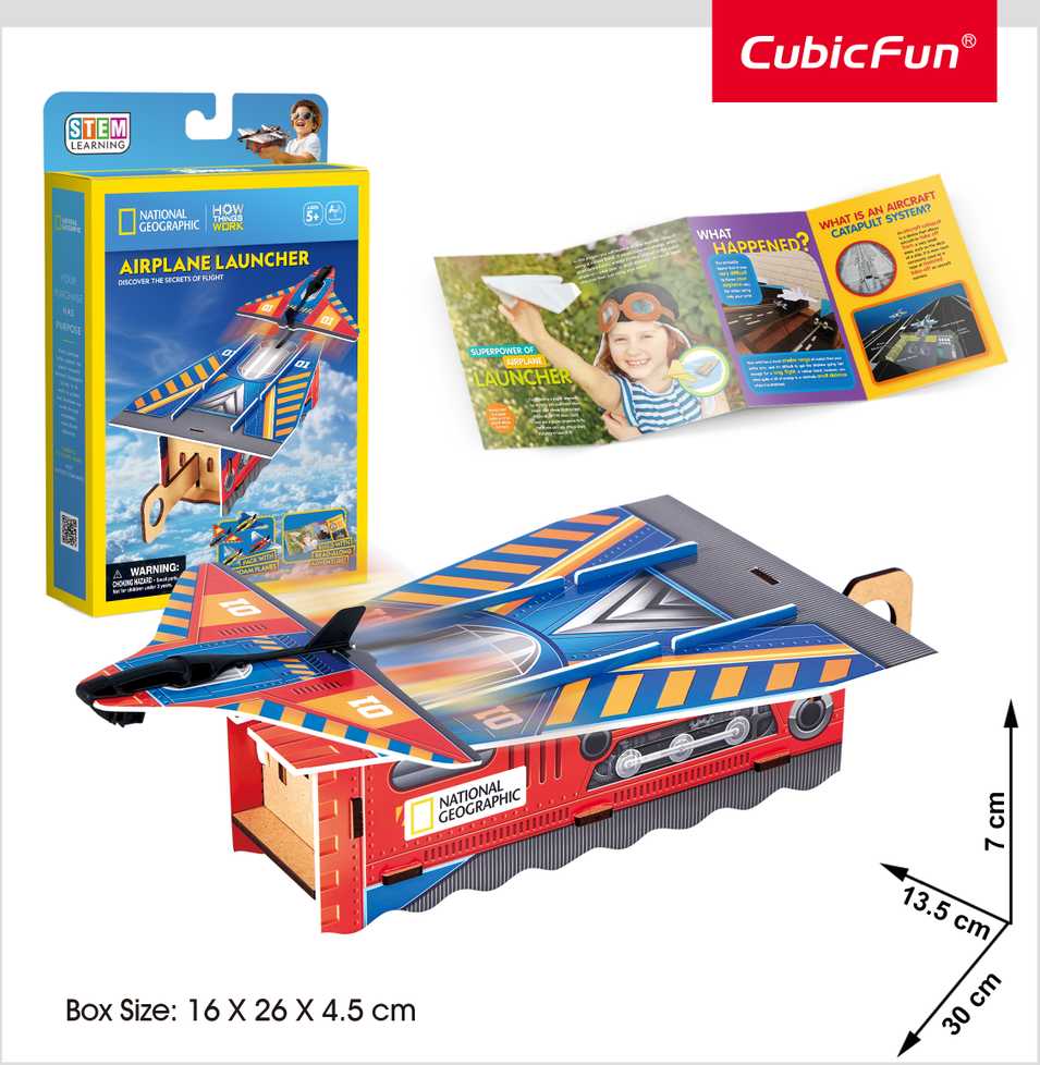 Dėlionė CubicFun CUBIC FUN National Geographic 3D-palapeli "Paleidimo Platforma"