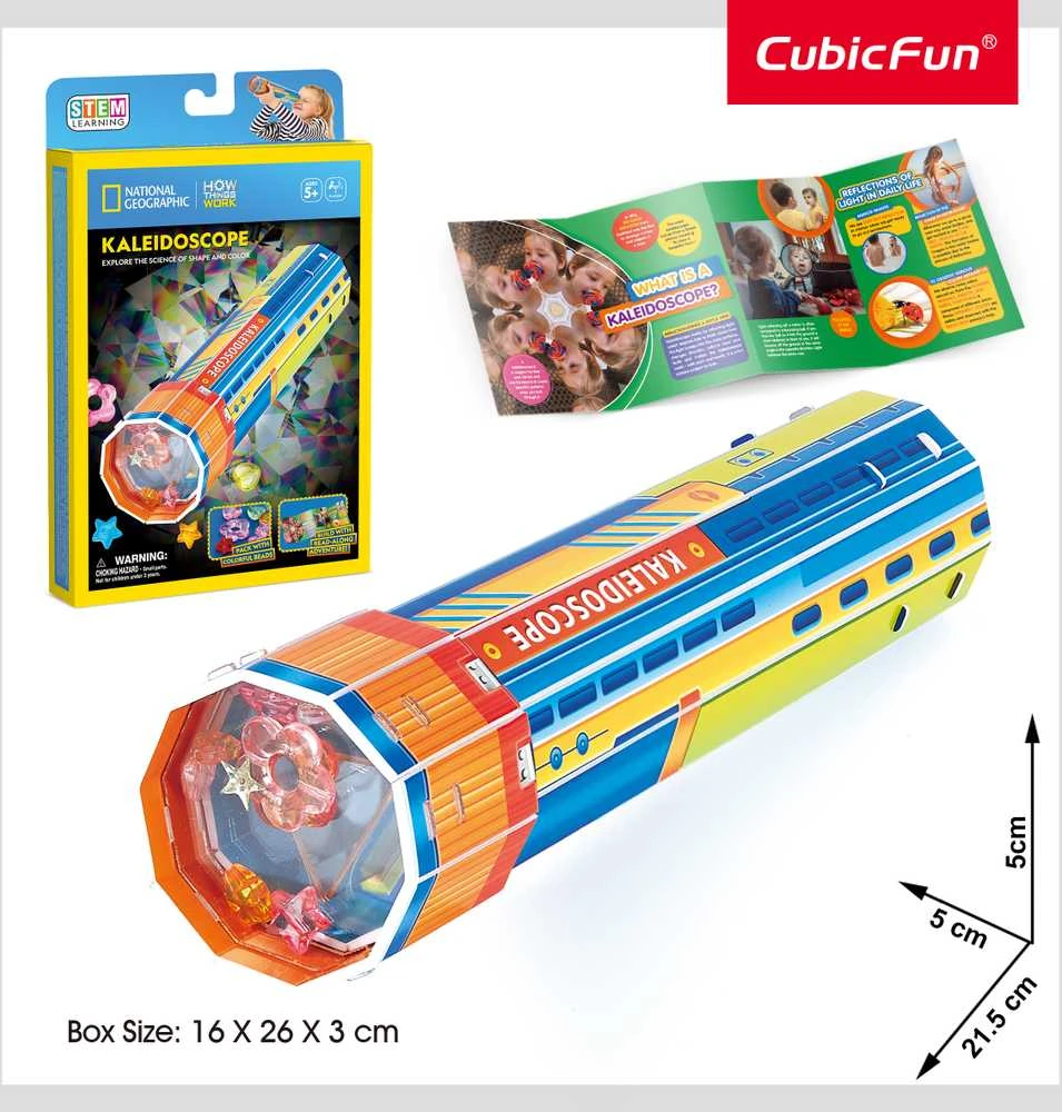 CubicFun CUBIC FUN National Geographic 3D dėlionė „Kaleidoskopas“