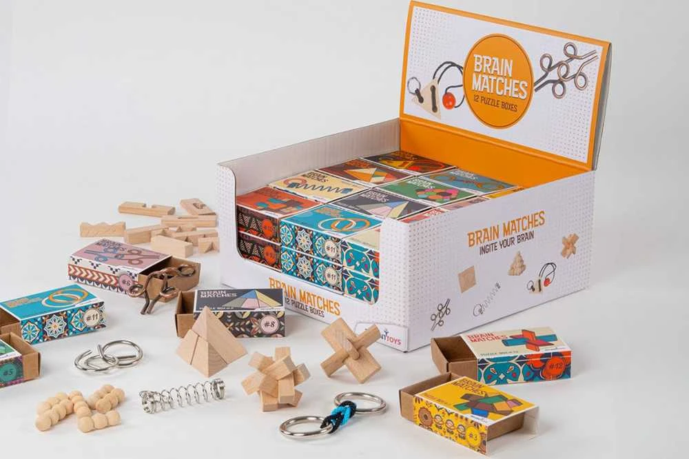 RECENT TOYS Galvosūkis degtukų dėžutėje