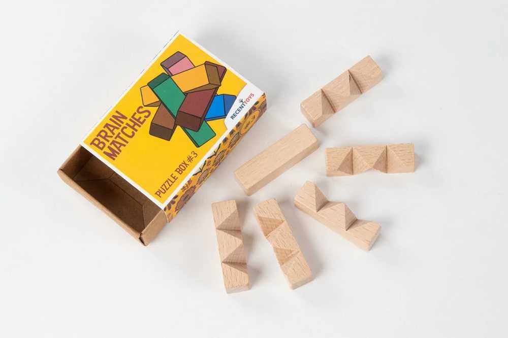 RECENT TOYS Galvosūkis degtukų dėžutėje