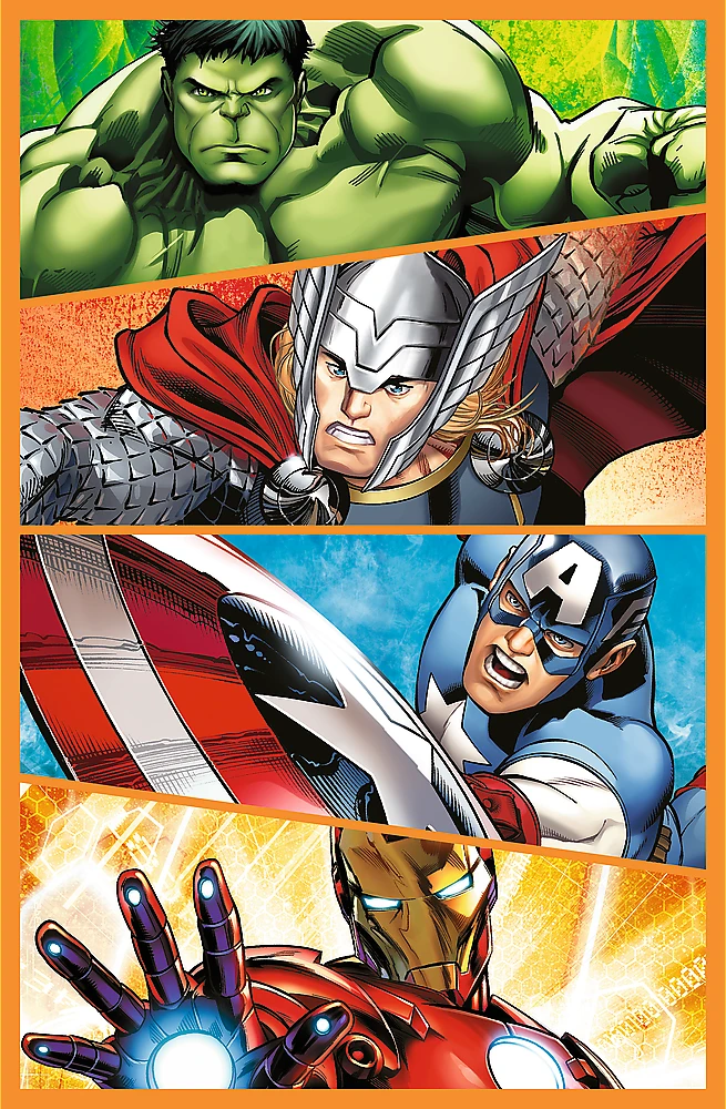 Trefl Dėlionė 3x80 vnt. - Marvel