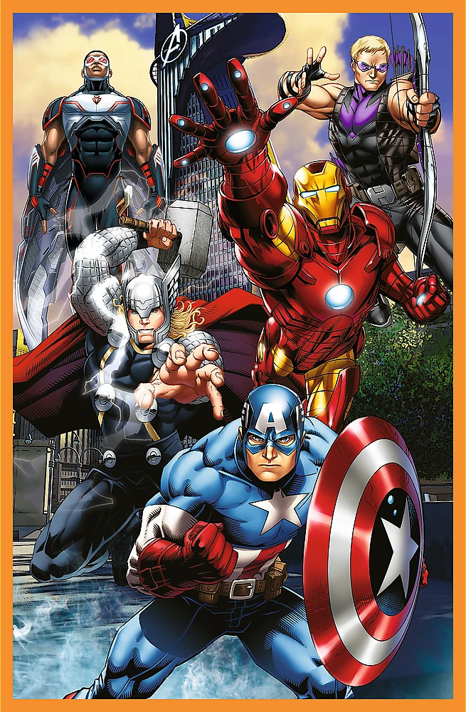 Trefl Dėlionė 3x80 vnt. - Marvel