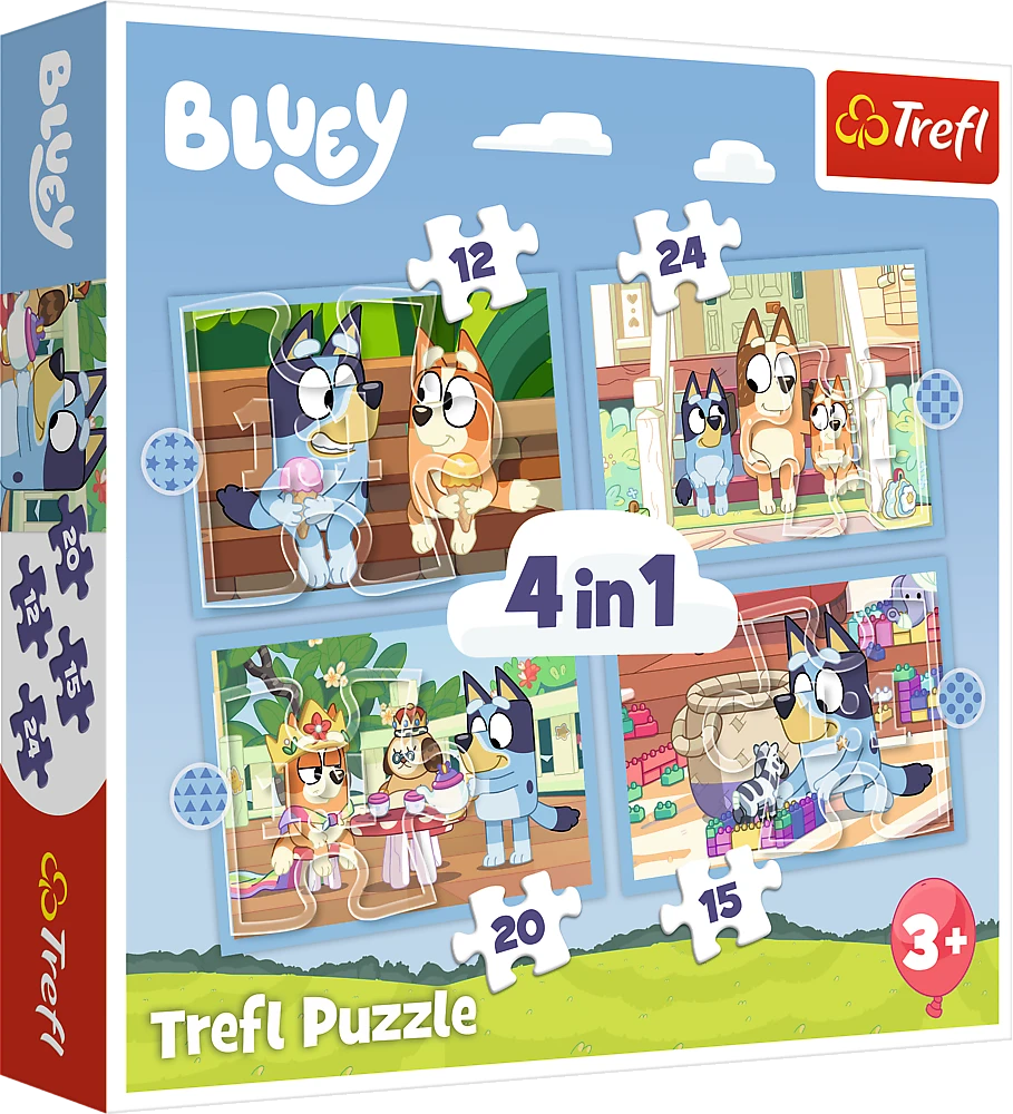 Trefl Dėlionė 71 vnt. - Bluey ir jo pasaulis