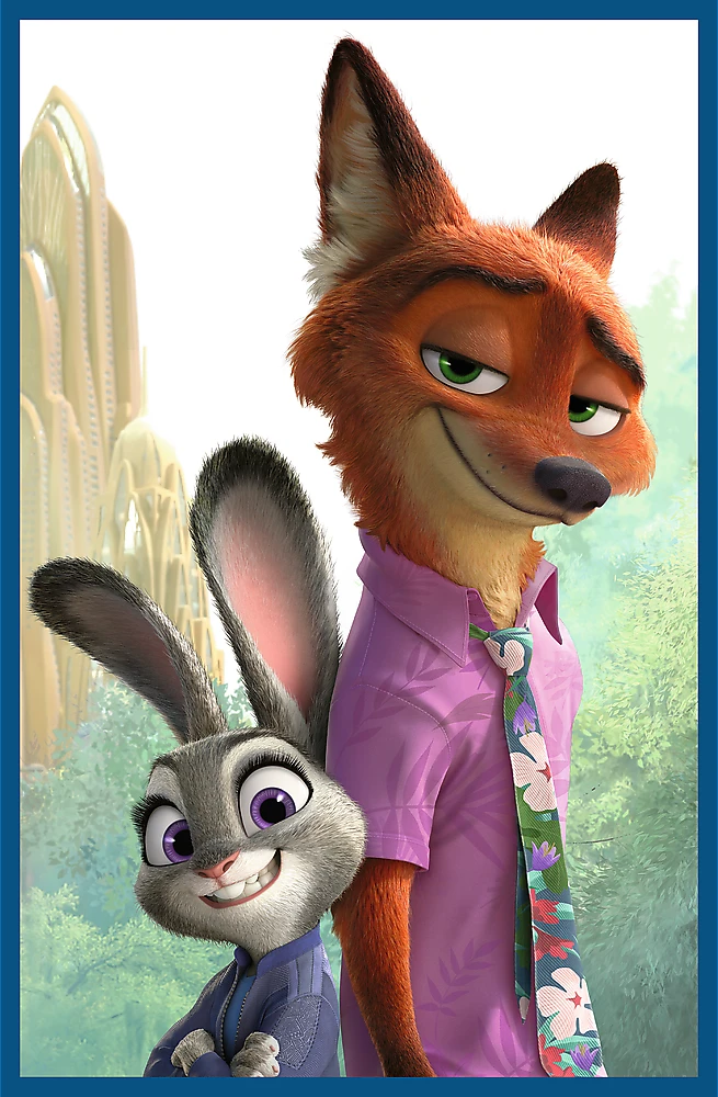 Trefl Dėlionė 3x80 vnt. - Zootopia