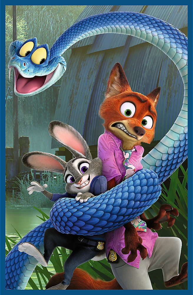 Trefl Dėlionė 3x80 vnt. - Zootopia