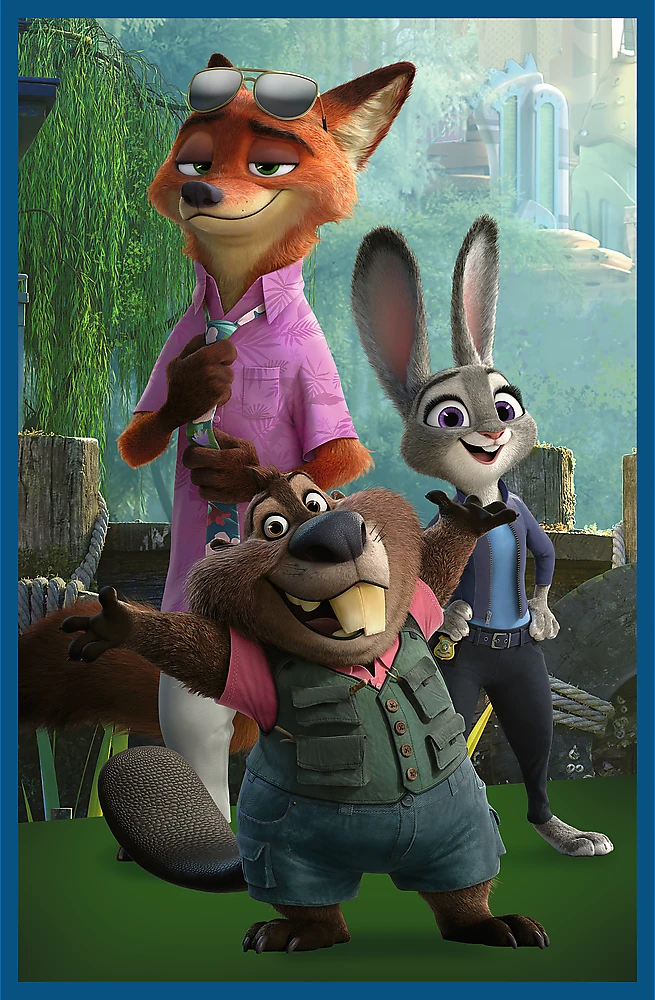 Trefl Dėlionė 3x80 vnt. - Zootopia