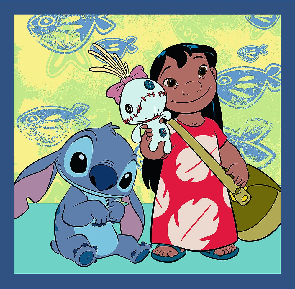 Dėlionė TREFL DISNEY STITCH 3 dėlionių rinkinys