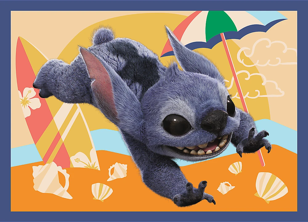 Dėlionė TREFL DISNEY STITCH 4 dėlionių rinkinys