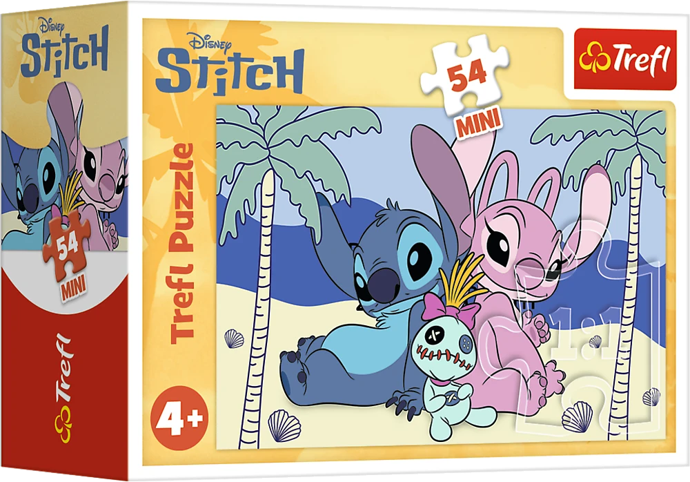 Dėlionė TREFL DISNEY STITCH 4 dėlionių rinkinys „Lilo&Stitch“