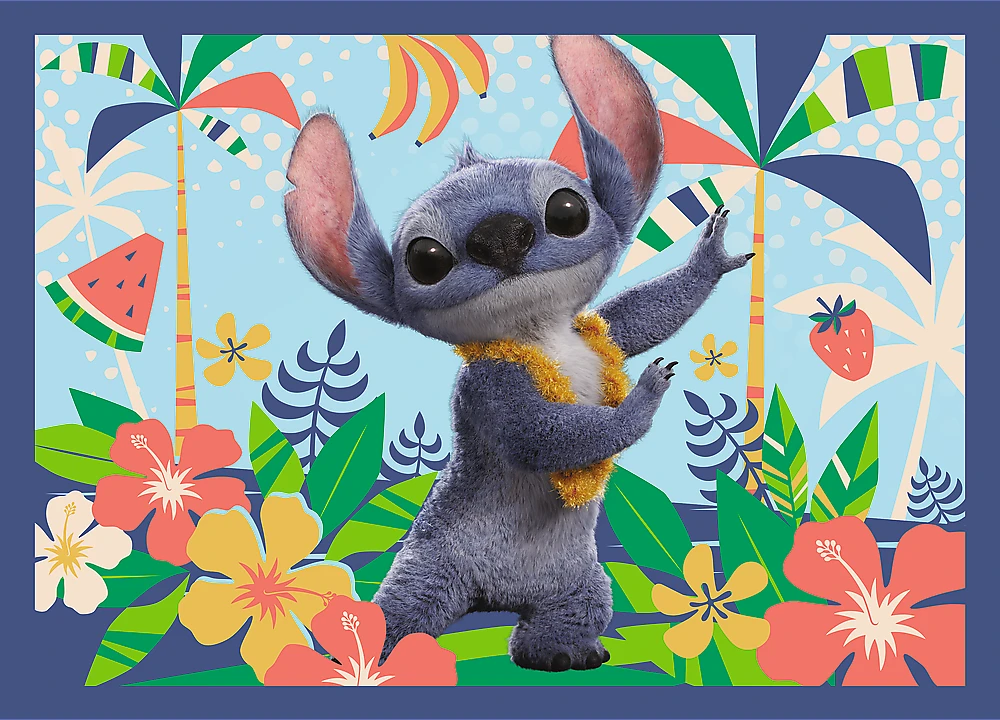 Dėlionė TREFL DISNEY STITCH 4 dėlionių rinkinys