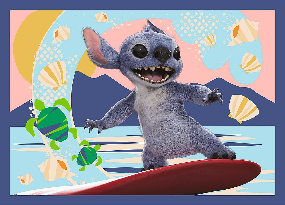 Dėlionė TREFL DISNEY STITCH 4 dėlionių rinkinys