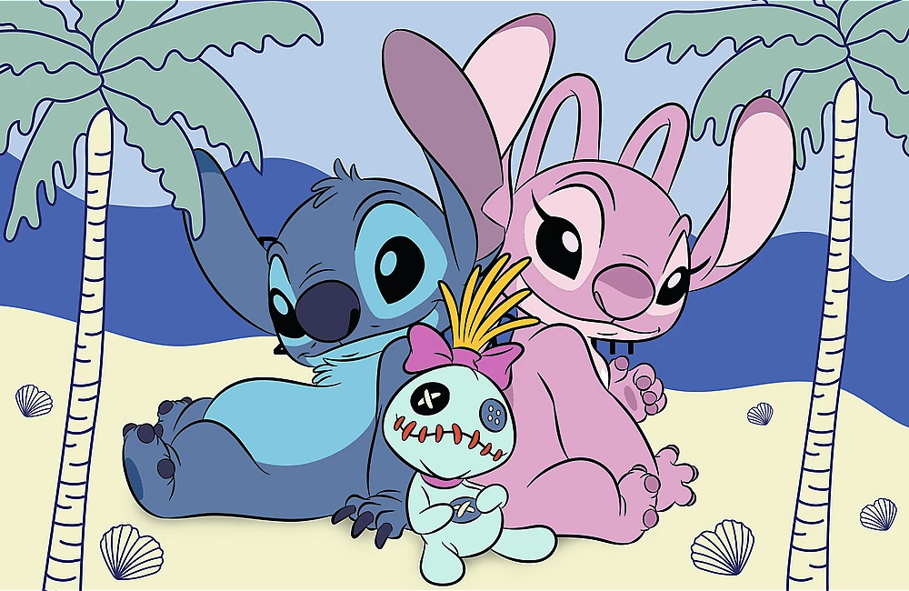 Dėlionė TREFL DISNEY STITCH 4 dėlionių rinkinys „Lilo&Stitch“