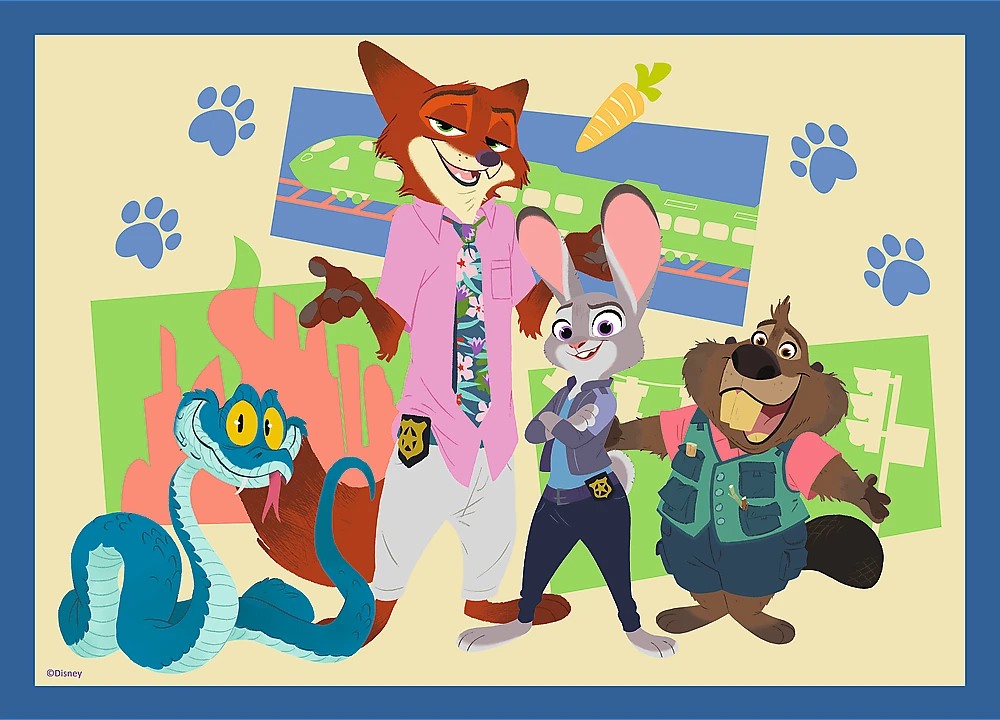 Trefl Dėlionė 207 vnt. - Zootropolis 2