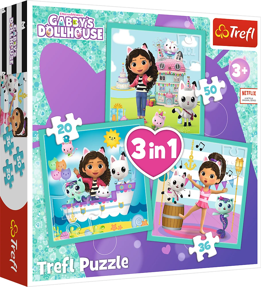 Trefl Dėlionė 106 vnt. - Gabby's Dollhouse