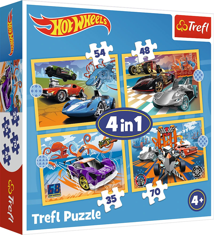 Trefl Dėlionė 207 vnt. - Hot Wheels