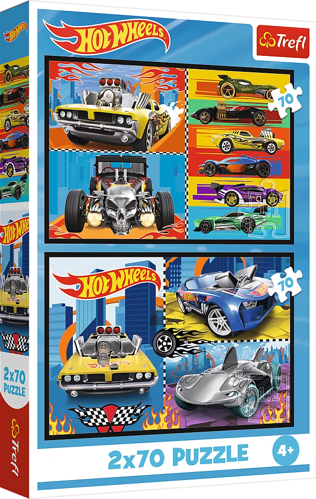 Trefl Dėlionė 3x70 vnt. - Hot Wheels
