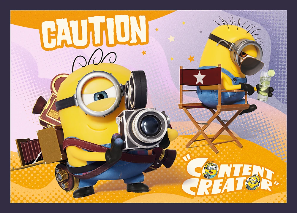 TREFL MINIONS 4 dėlionių rinkinys „Minions“