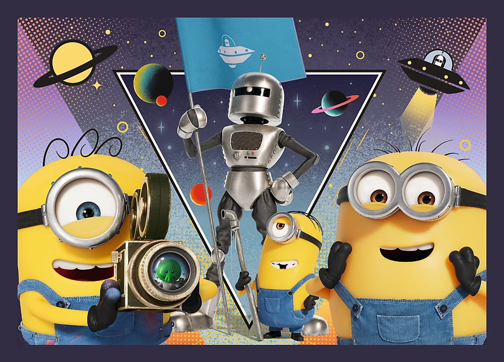 TREFL MINIONS 4 dėlionių rinkinys „Minions“