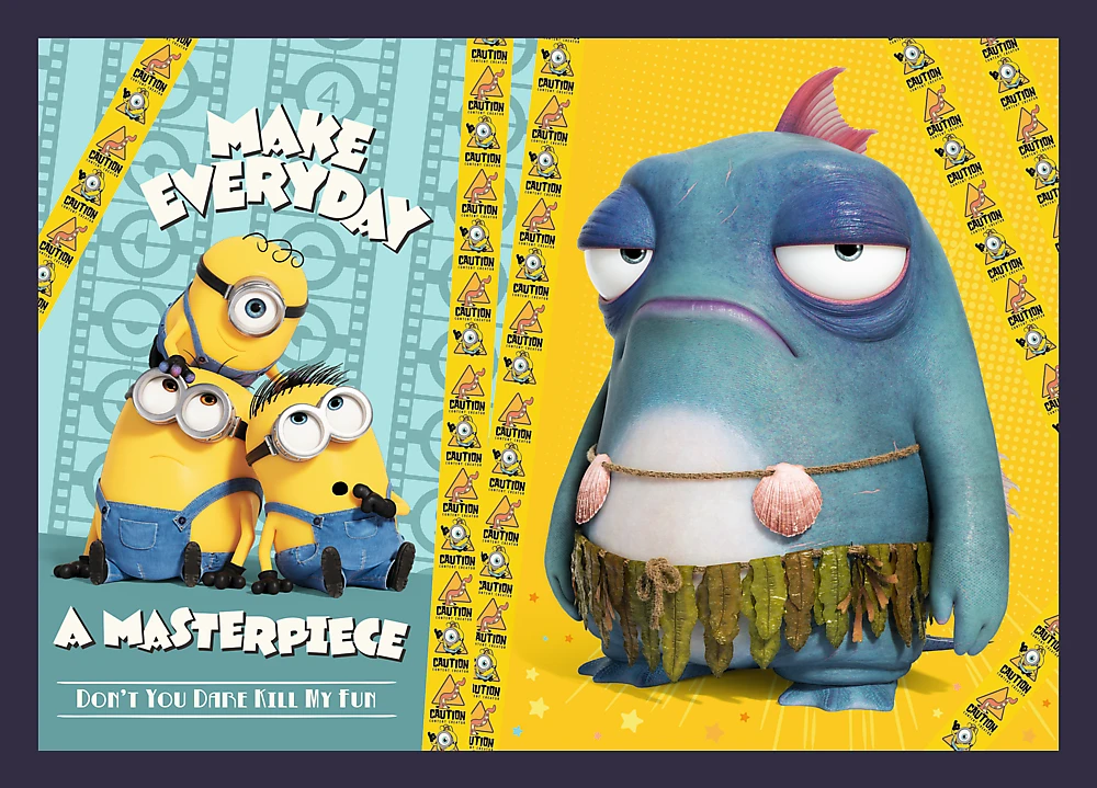TREFL MINIONS 4 dėlionių rinkinys „Minions“