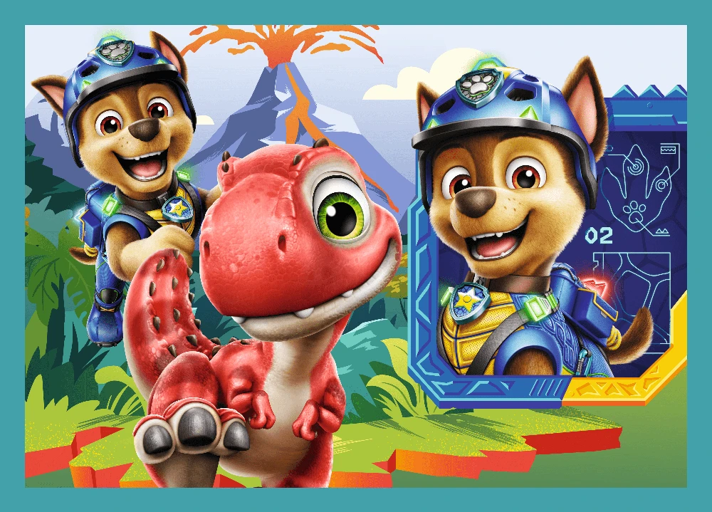 Dėlionė TREFL PAW PATROL 4 dėlionių rinkinys „Šuniukas-patrulis“