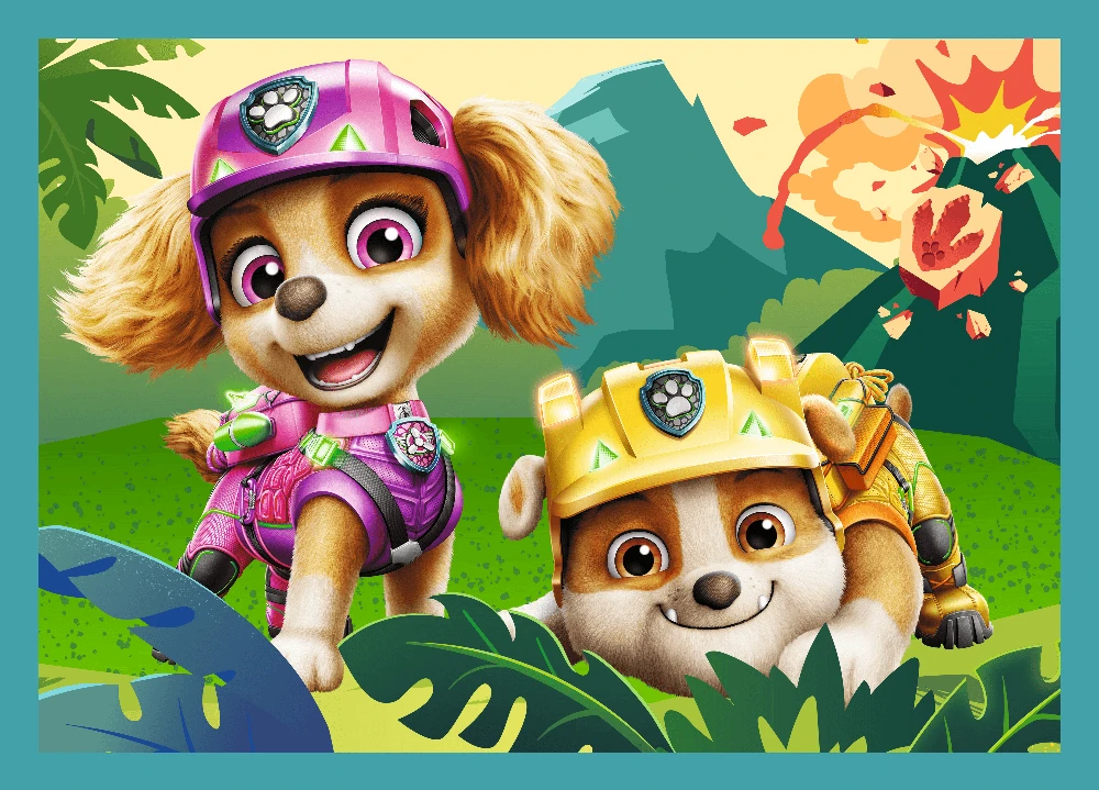 Dėlionė TREFL PAW PATROL 4 dėlionių rinkinys „Šuniukas-patrulis“