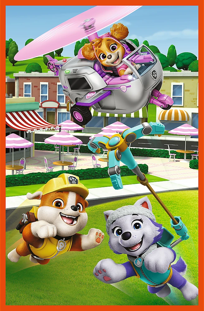 Dėlionė TREFL PAW PATROL Dėlionių rinkinys „Šunyčių komanda“, 3 x 80 det.