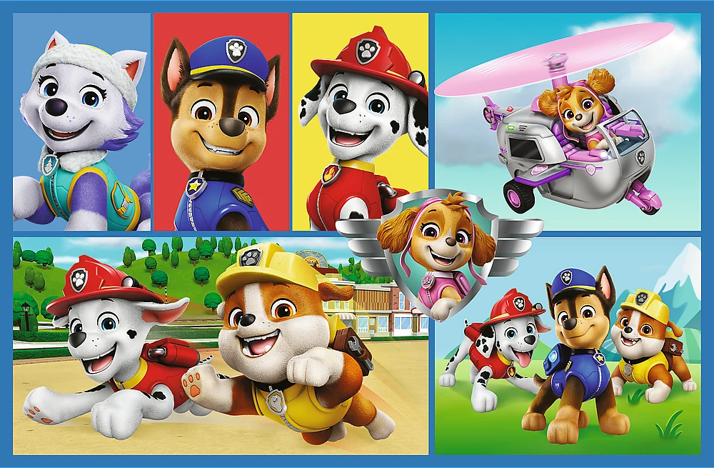 Trefl Dėlionė 2x70 vnt. - Šunyčiai patruliai (PAW Patrol)