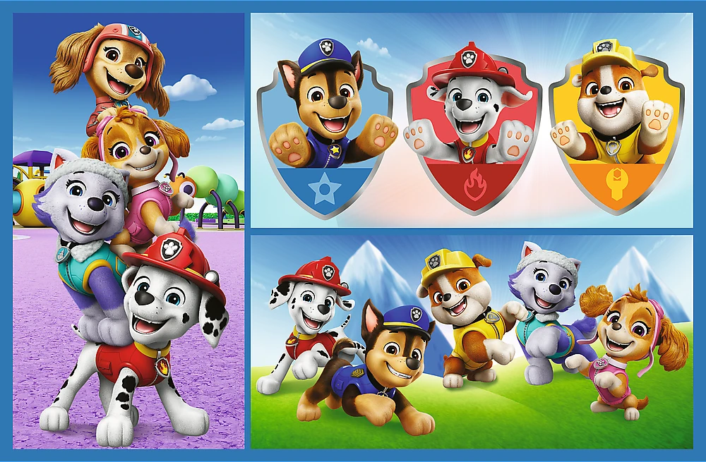 Trefl Dėlionė 2x70 vnt. - Šunyčiai patruliai (PAW Patrol)