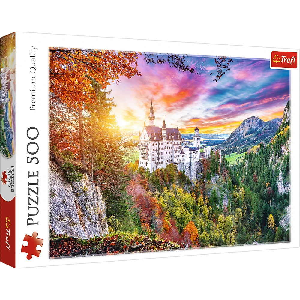 Trefl Dėlionė 500 vnt. - Noišvanšteino pilis (Neuschwanstein Castle) Vokietija