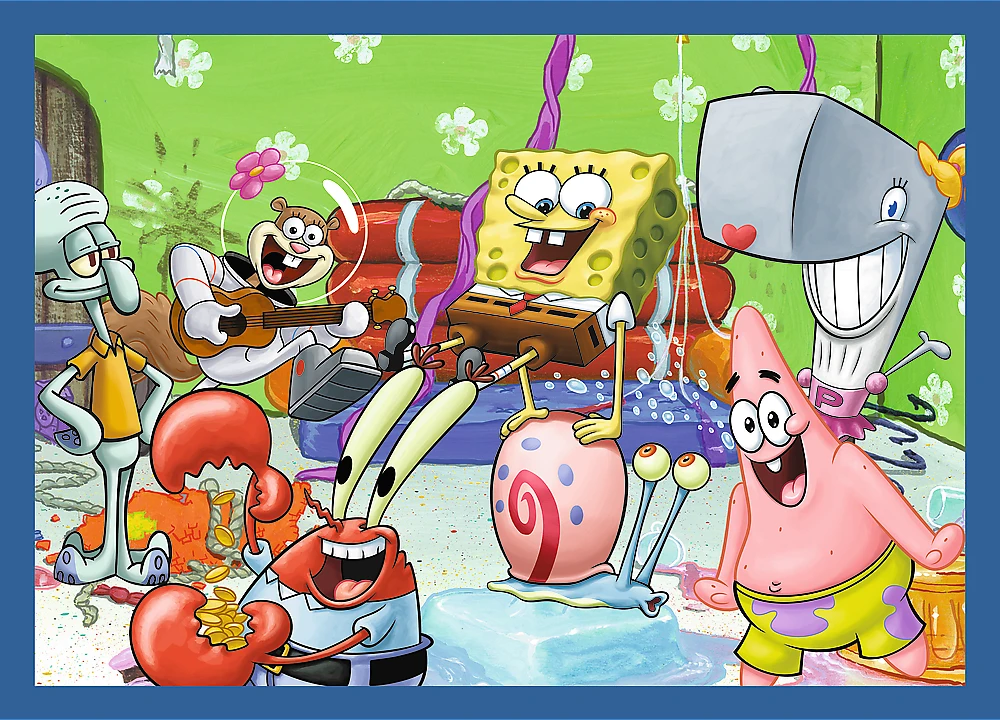 Dėlionė TREFL SPONGEBOB 4 dėlionių rinkinys