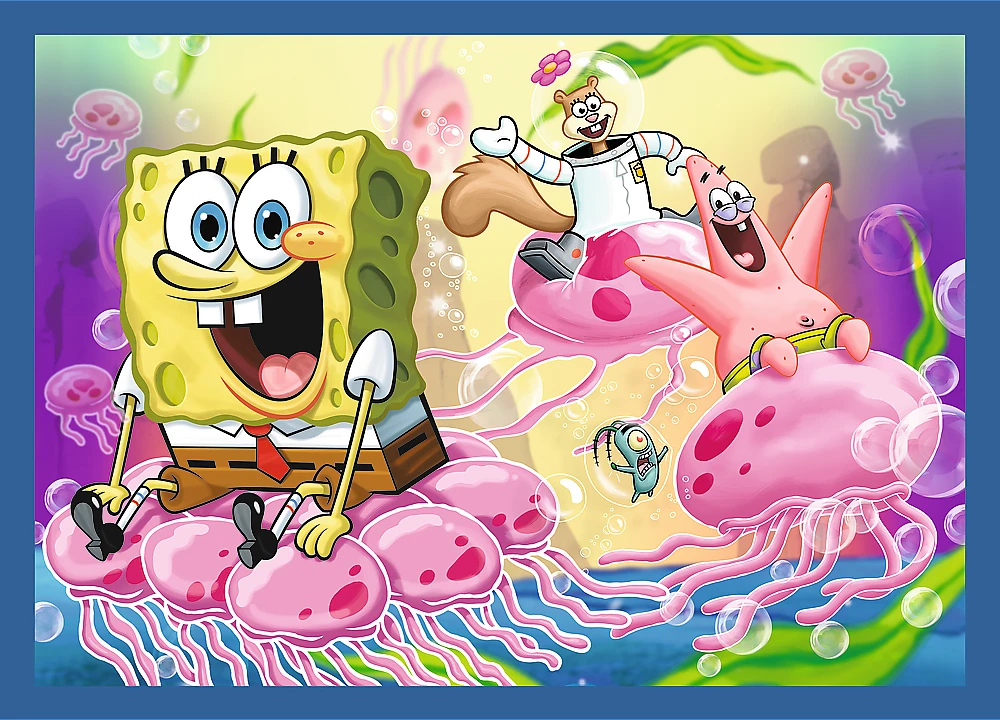 Dėlionė TREFL SPONGEBOB 4 dėlionių rinkinys