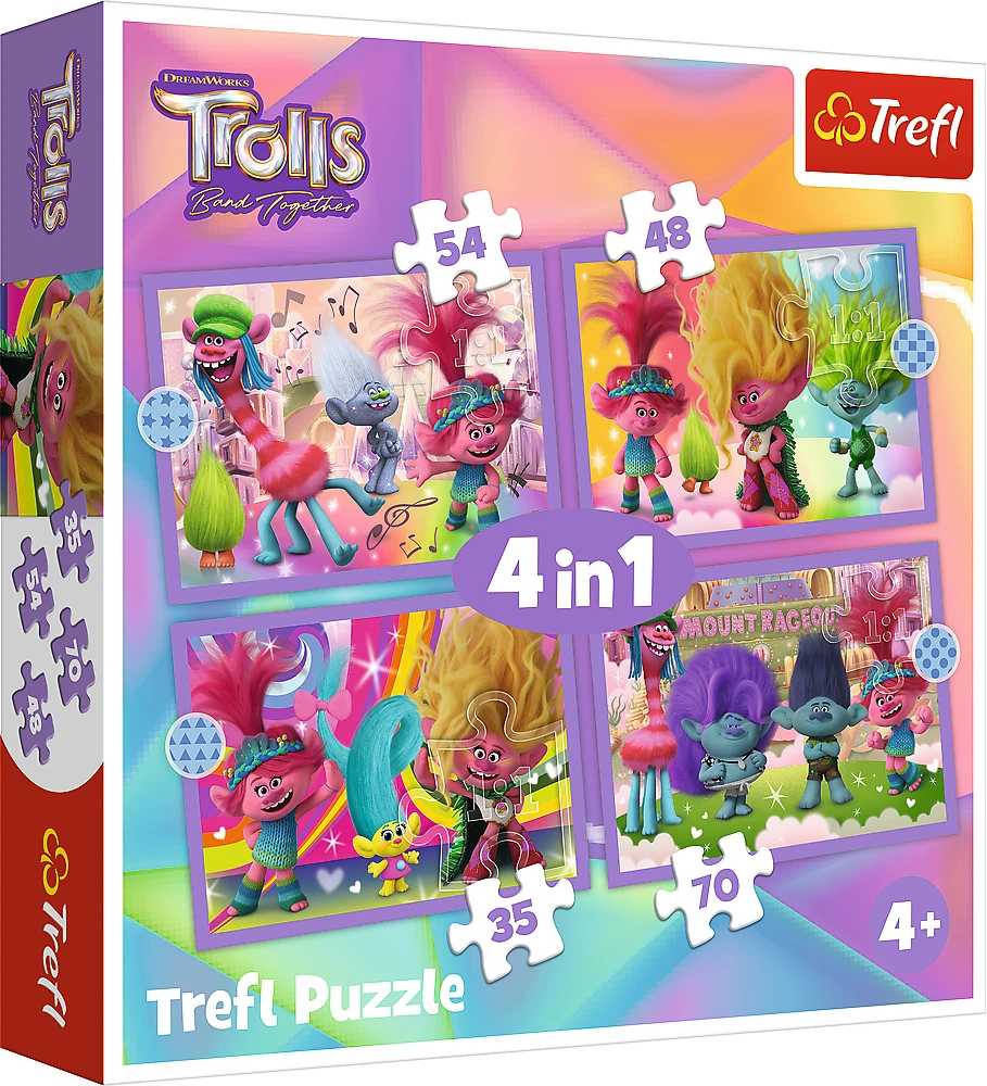 Trefl Dėlionė 207 vnt. - Troliai