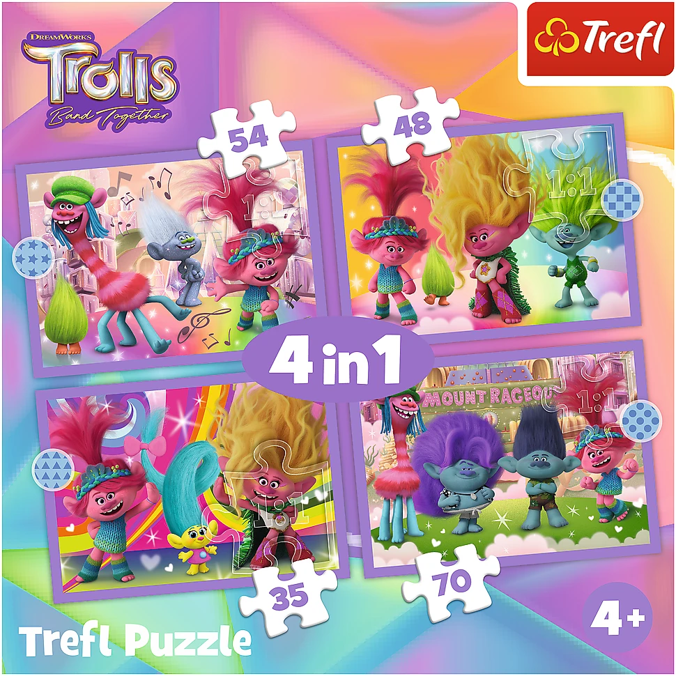 Trefl Dėlionė 207 vnt. - Troliai