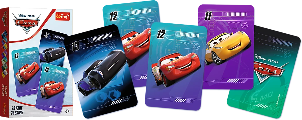 DISNEY TREFL CARS Kortų žaidimas „Ratai“