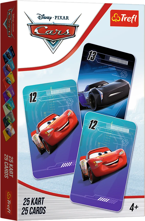 DISNEY TREFL CARS Kortų žaidimas „Ratai“