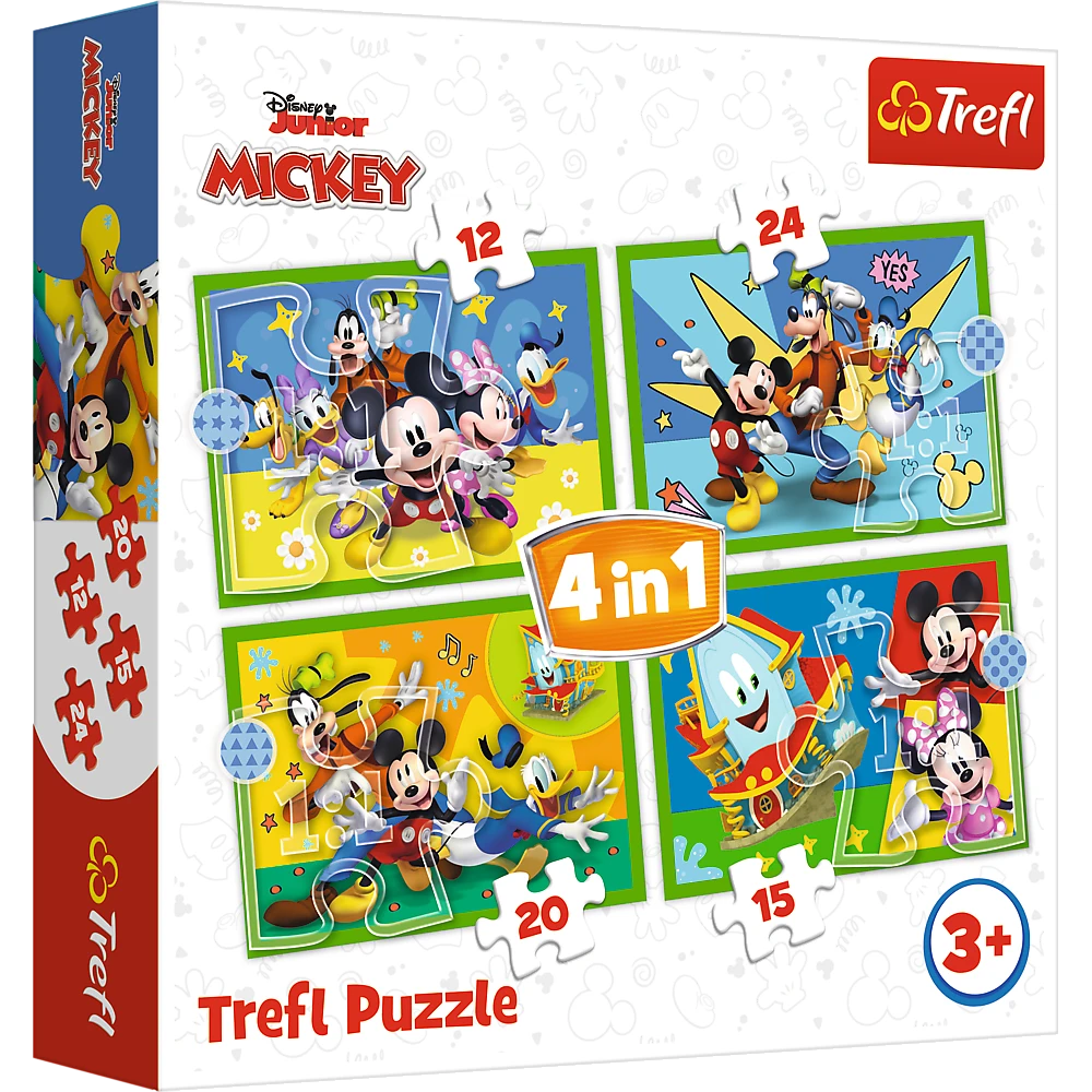 Trefl dėlionė 71 vnt. - Peliukas Mikis aprašymas - Prekės nuotrauka