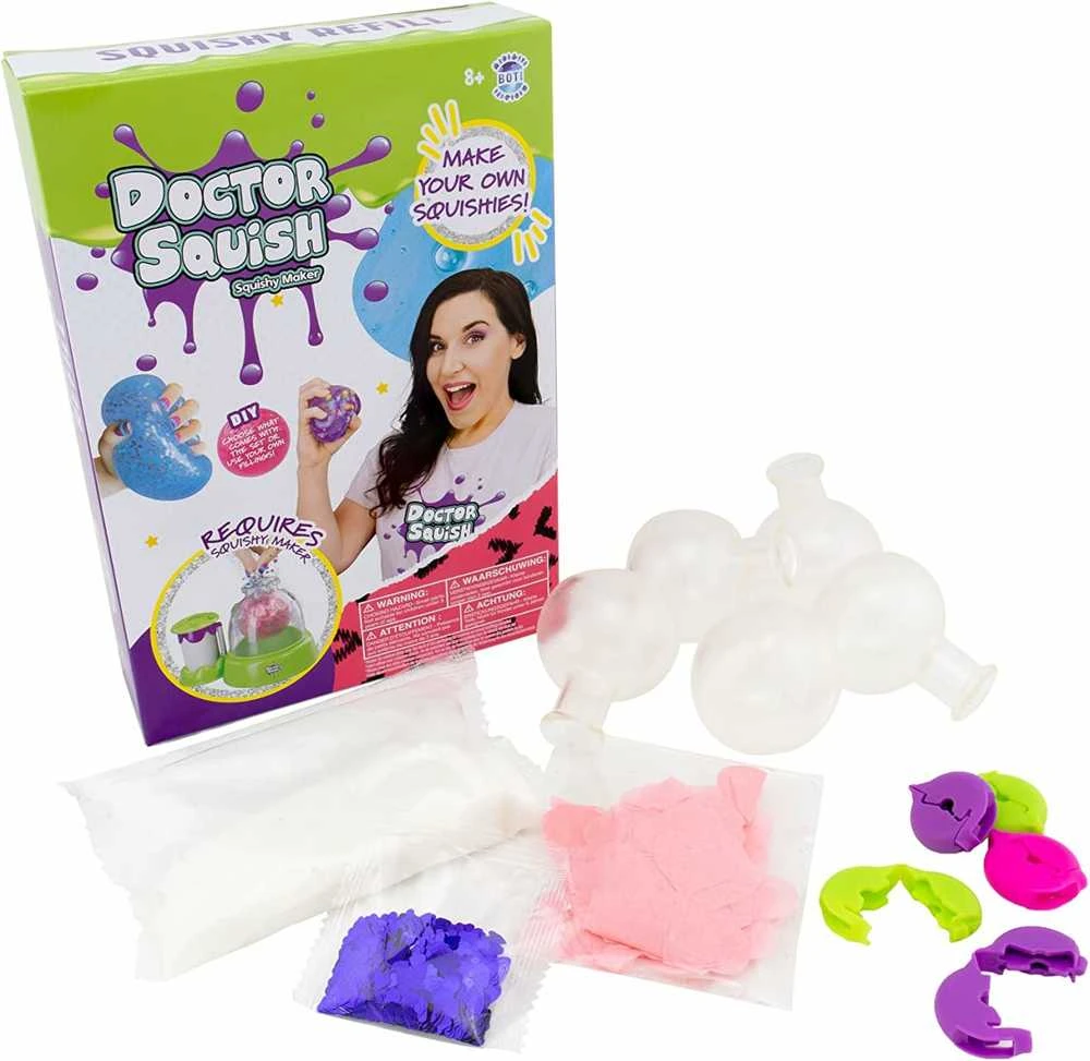TY DOCTOR SQUISH Suspaudžiamų kamuoliukų gaminimo rinkinio papildymas