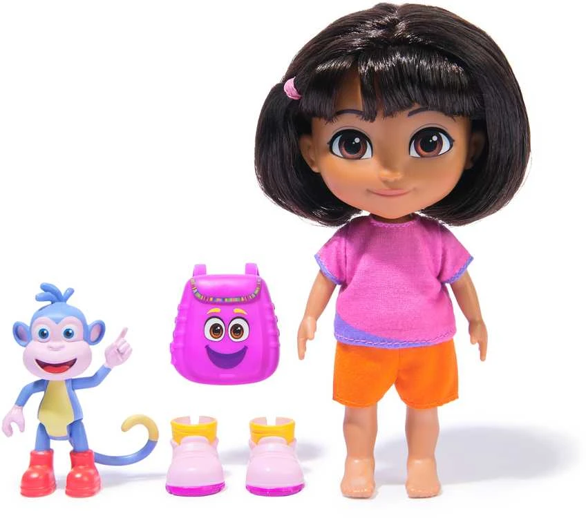 Spin Master DORA TYRINĖTOJĖ lėlė Kasdieninė paprasta Dora 15 cm