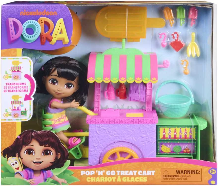 DORA THE EXPLORER Rinkinys „Saldumynų vežimėlis“