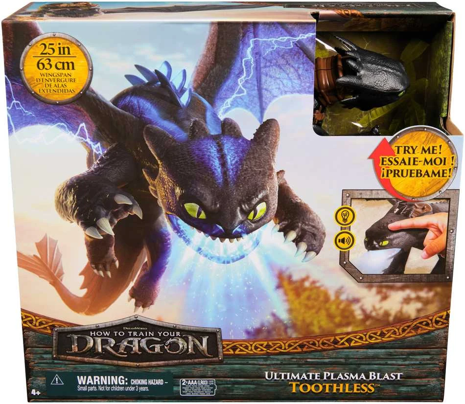 Spin Master DRAGONS Interaktyvus plazma šaudantis slibinas Nakties Įniršis