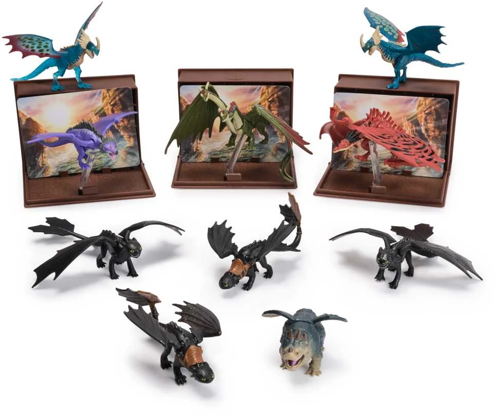 DRAGONS Mini slibino figūrėlė, 5 cm