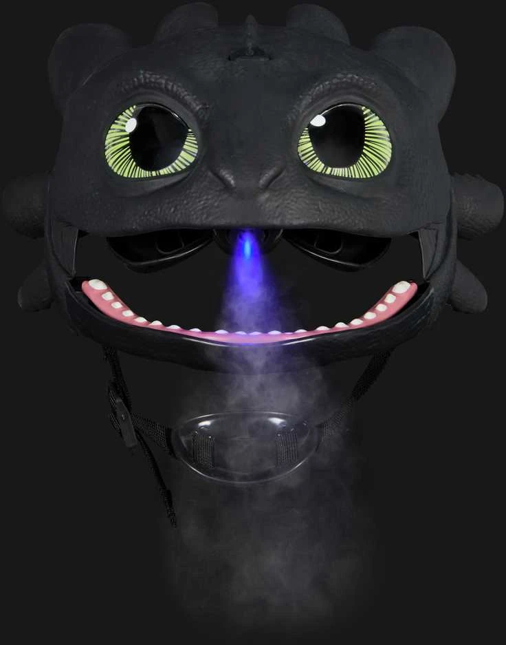 Spin Master DRAGONS Slibino kaukė su garso efektais